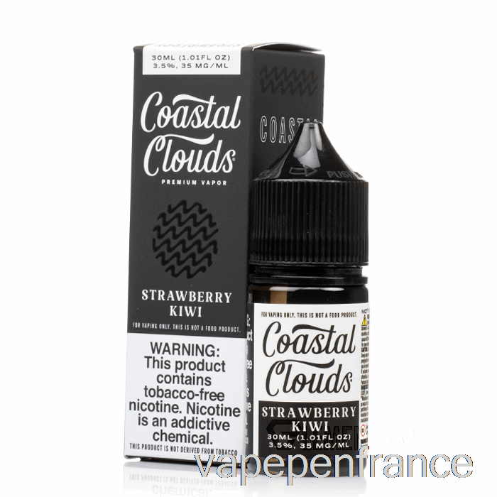 Sel De Kiwi Aux Fraises - Nuages ​​côtiers Co. - Stylo Vape 30 Ml 35 Mg